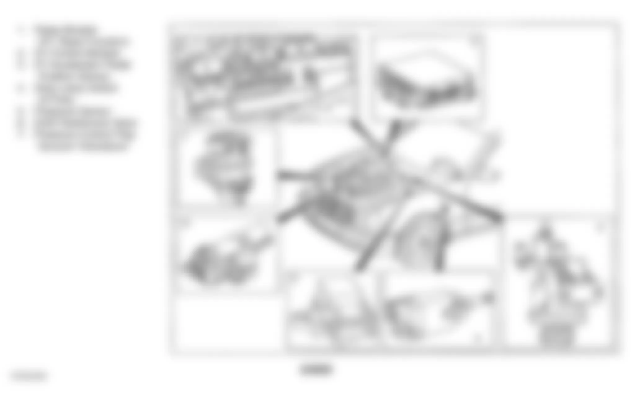 Mercedes-Benz E300 1996 - Component Locations - Engine Compartment (300D)