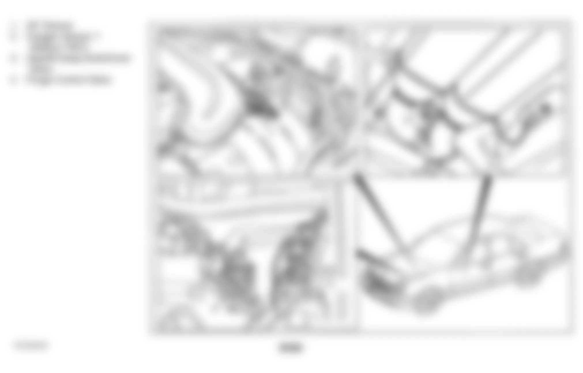 Mercedes-Benz E300 1996 - Component Locations - Vehicle Overview (E320)