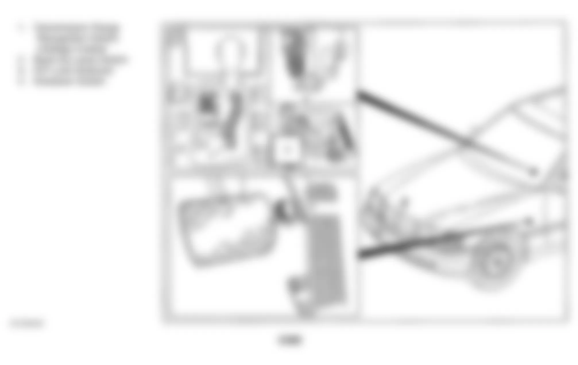 Mercedes-Benz C230 1997 - Component Locations -  Front Of Vehicle (C280)