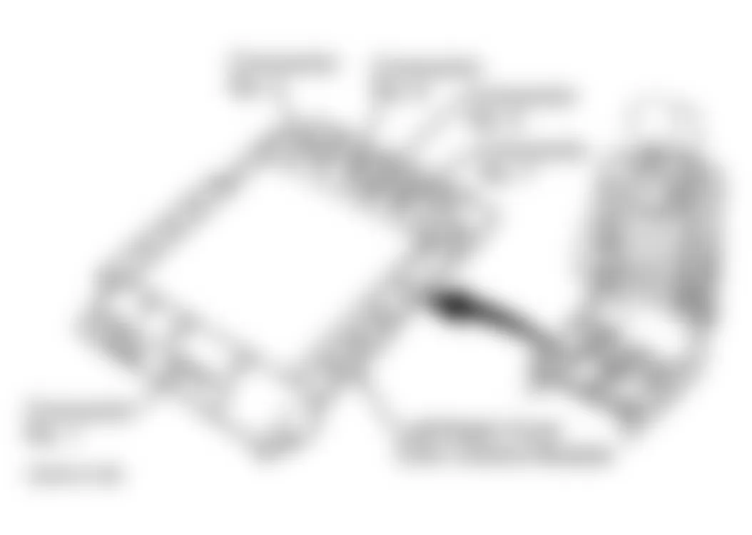 Mercedes-Benz E320 1997 - Component Locations -  Component Locations (15 Of 47)