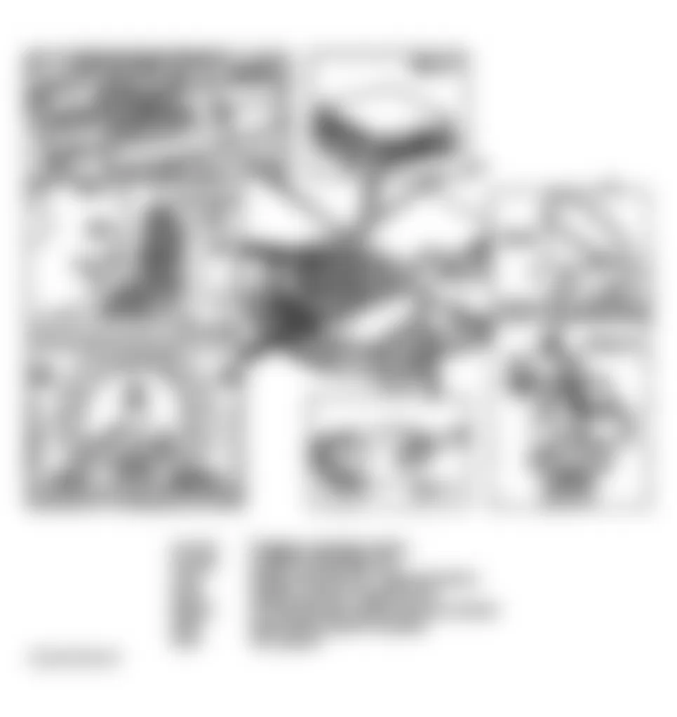 Mercedes-Benz E420 1997 - Component Locations -  Component Locations (11 Of 47)