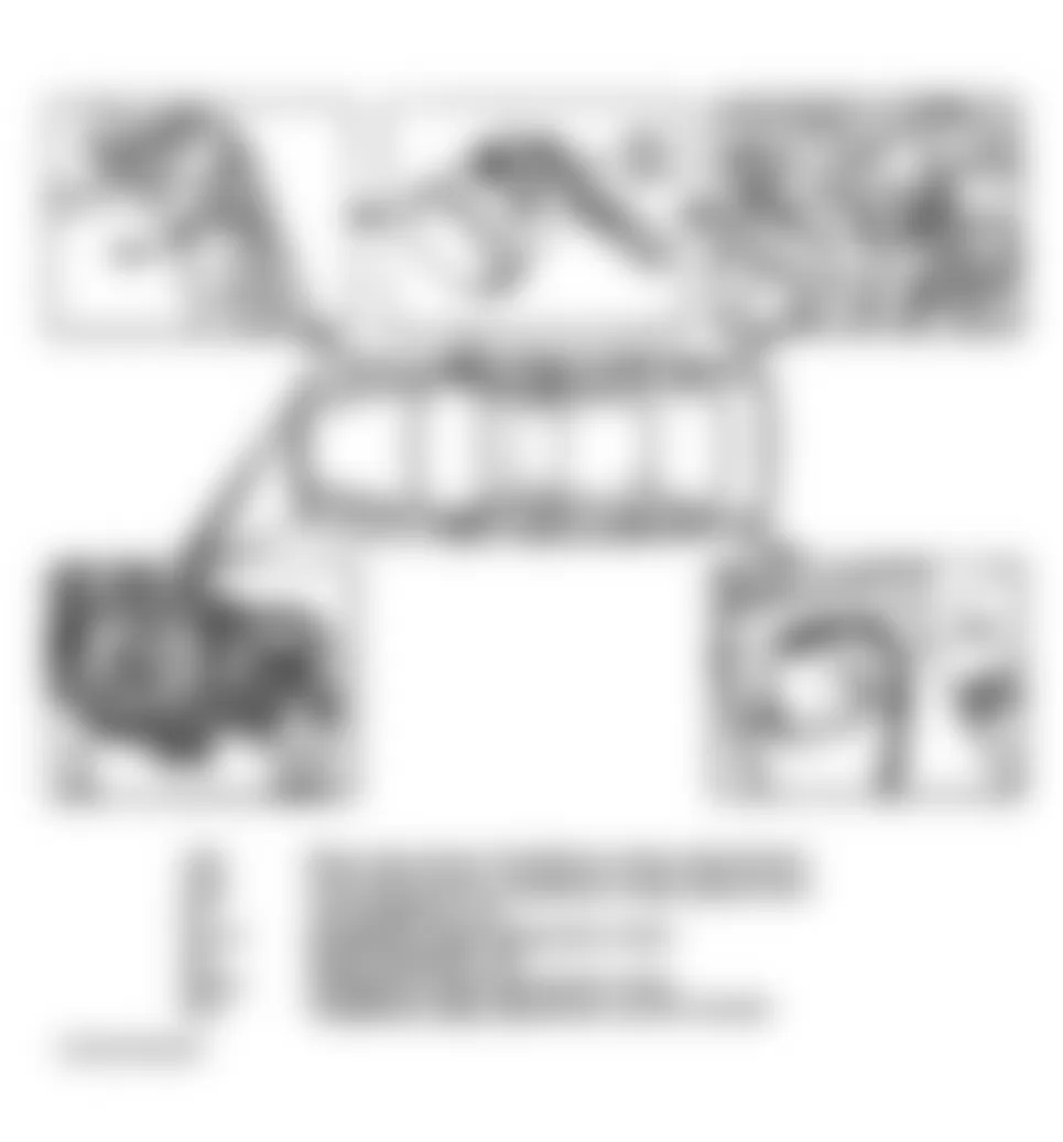 Mercedes-Benz E420 1997 - Component Locations -  Component Locations (14 Of 47)