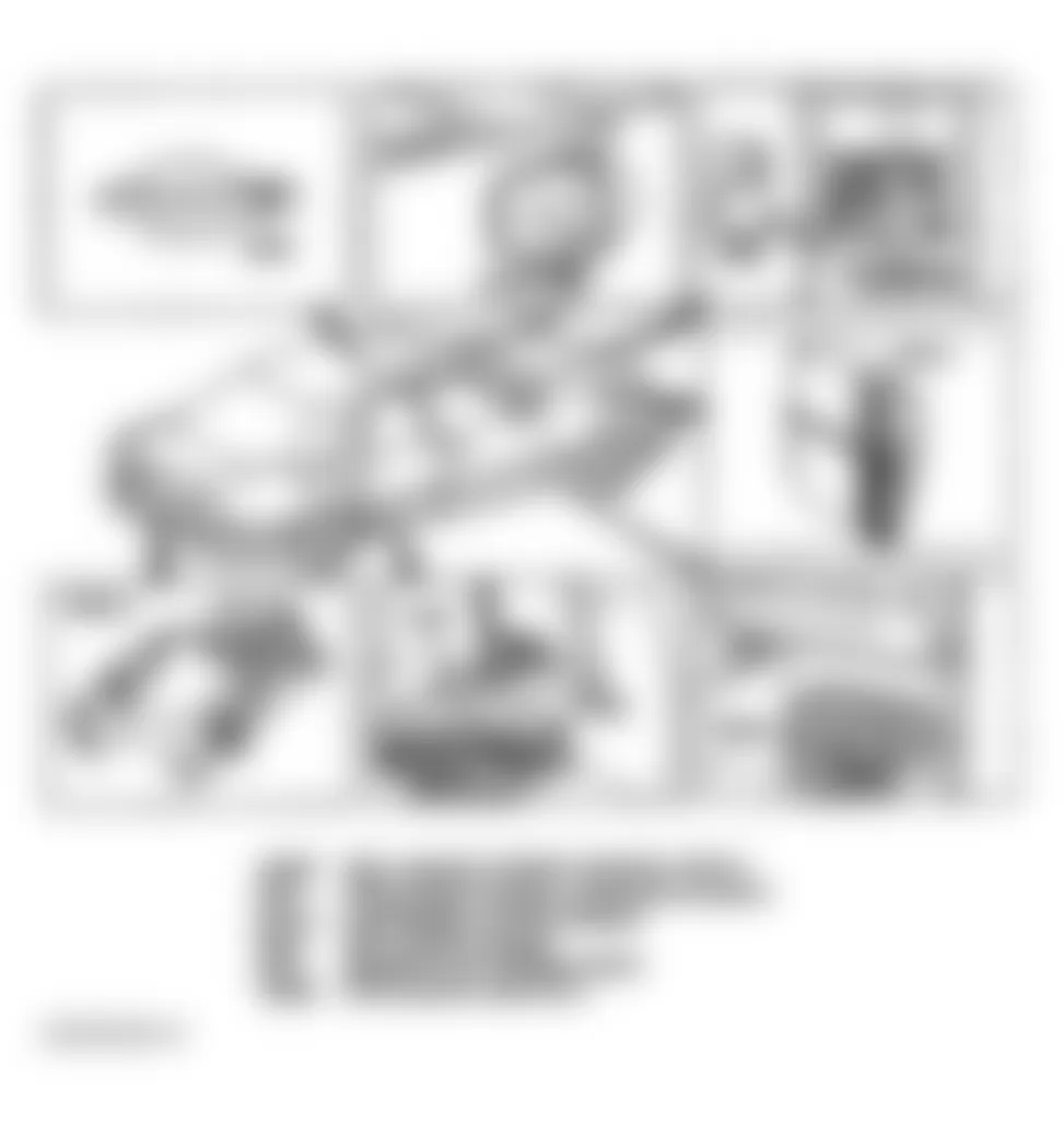 Mercedes-Benz E420 1997 - Component Locations -  Component Locations (19 Of 47)