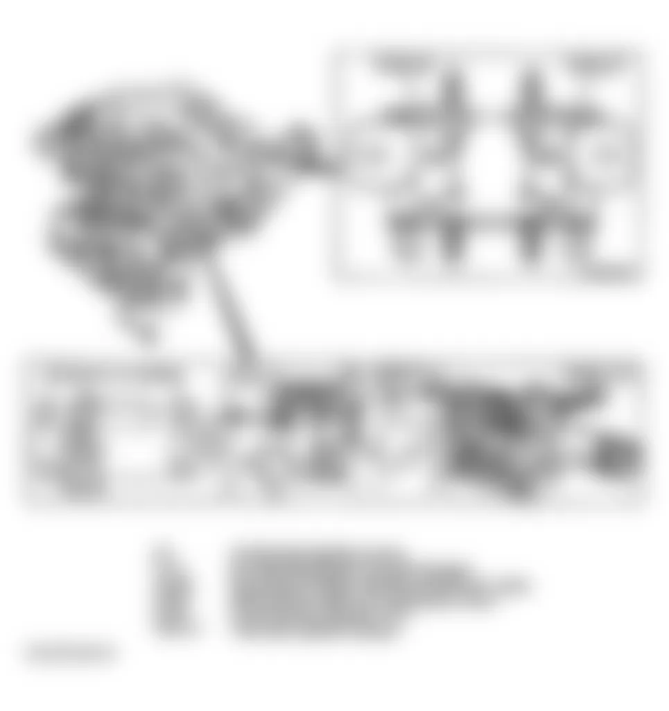 Mercedes-Benz E420 1997 - Component Locations -  Component Locations (29 Of 47)