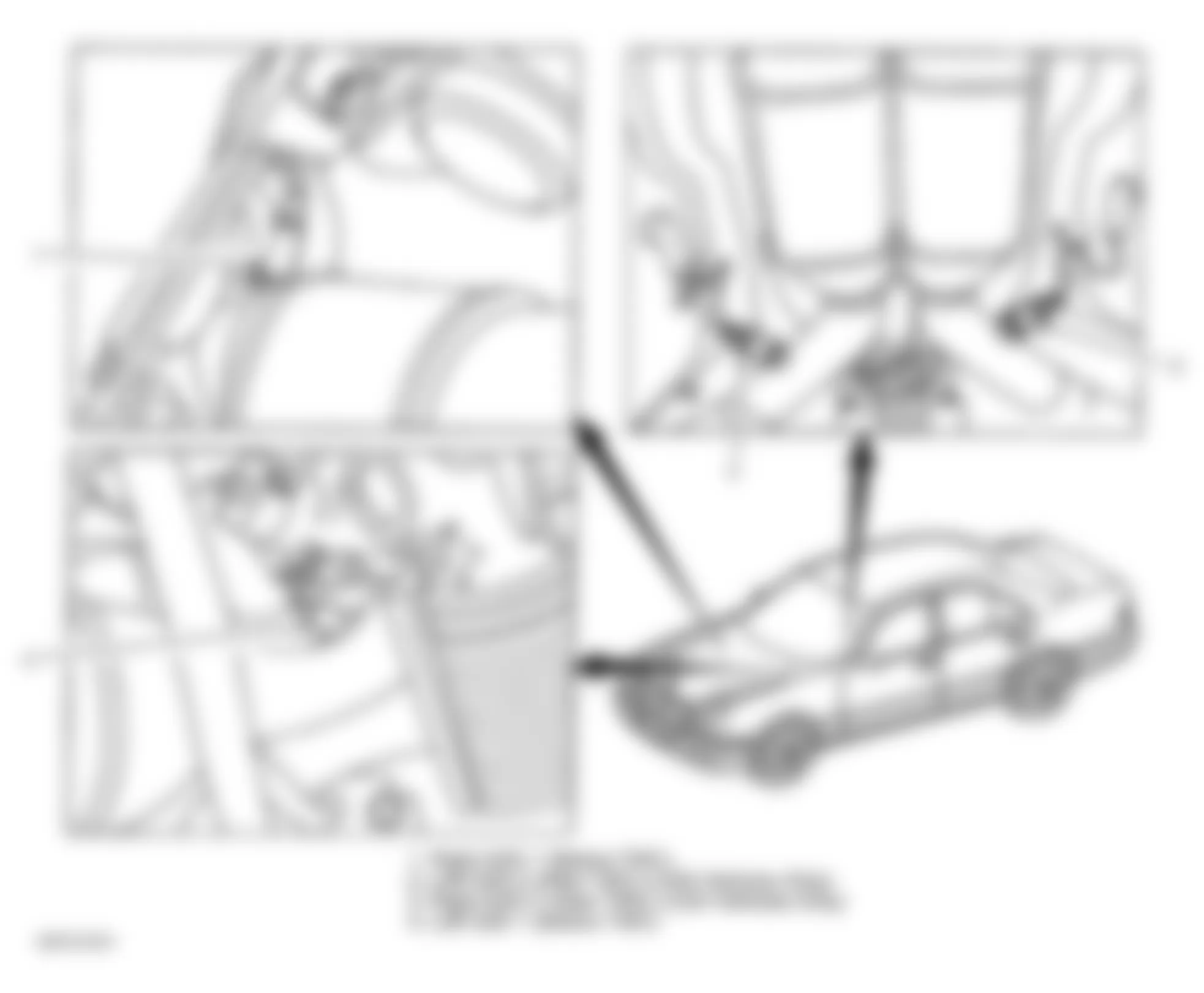 Mercedes-Benz E420 1997 - Component Locations -  Component Locations (35 Of 47)