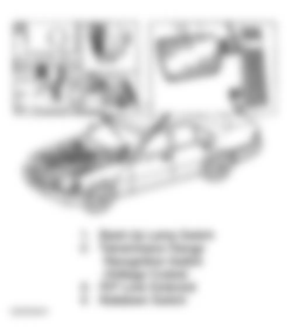 Mercedes-Benz E420 1997 - Component Locations -  Component Locations (42 Of 47)