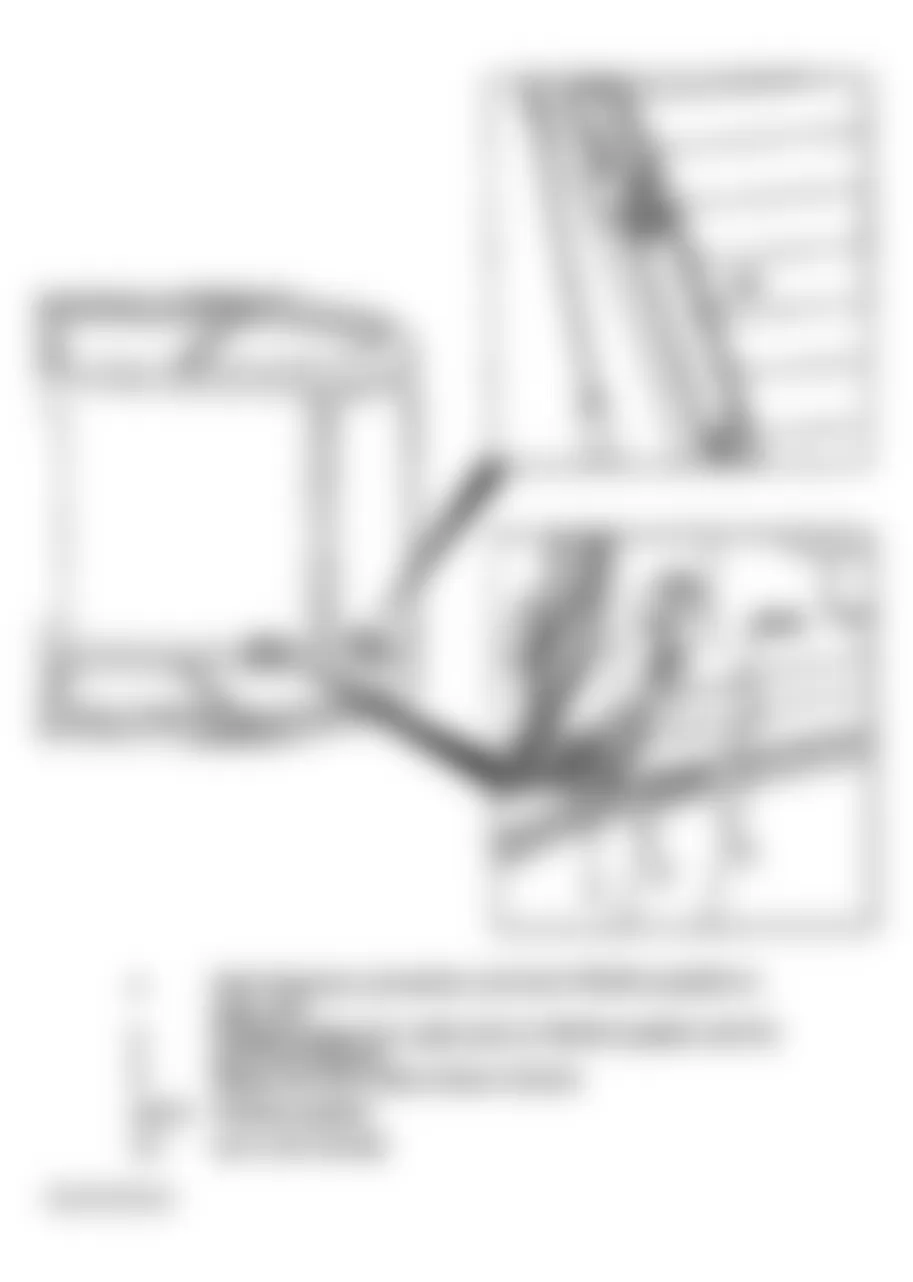 Mercedes-Benz E420 1997 - Component Locations -  Component Locations (47 Of 47)