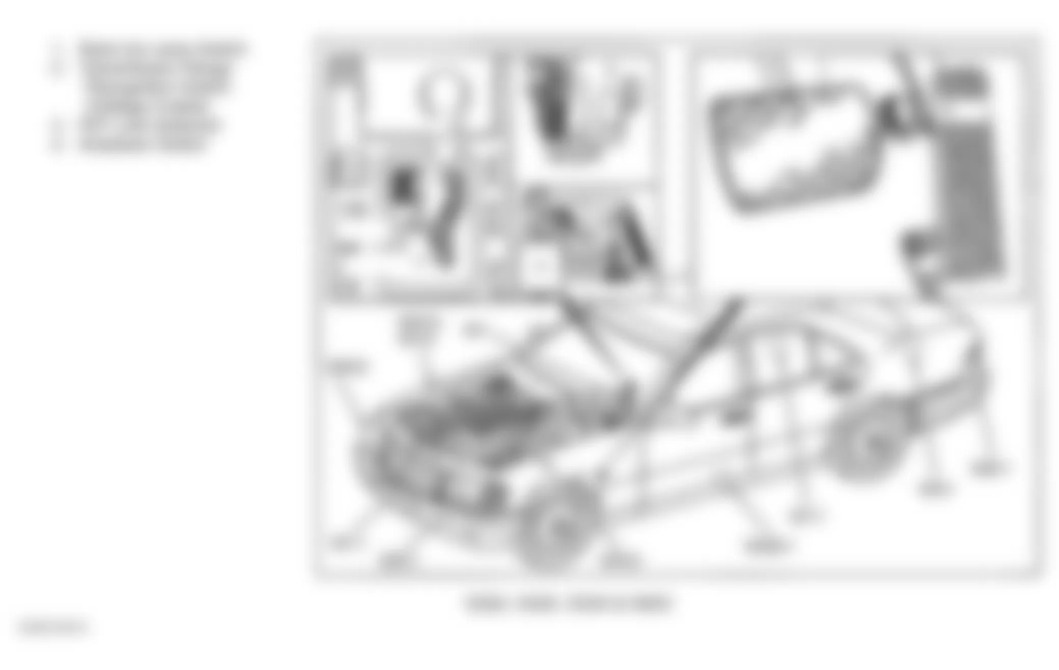 Mercedes-Benz S320 1997 - Component Locations -  Vehicle Overview (S320, S420, S500 & S600)