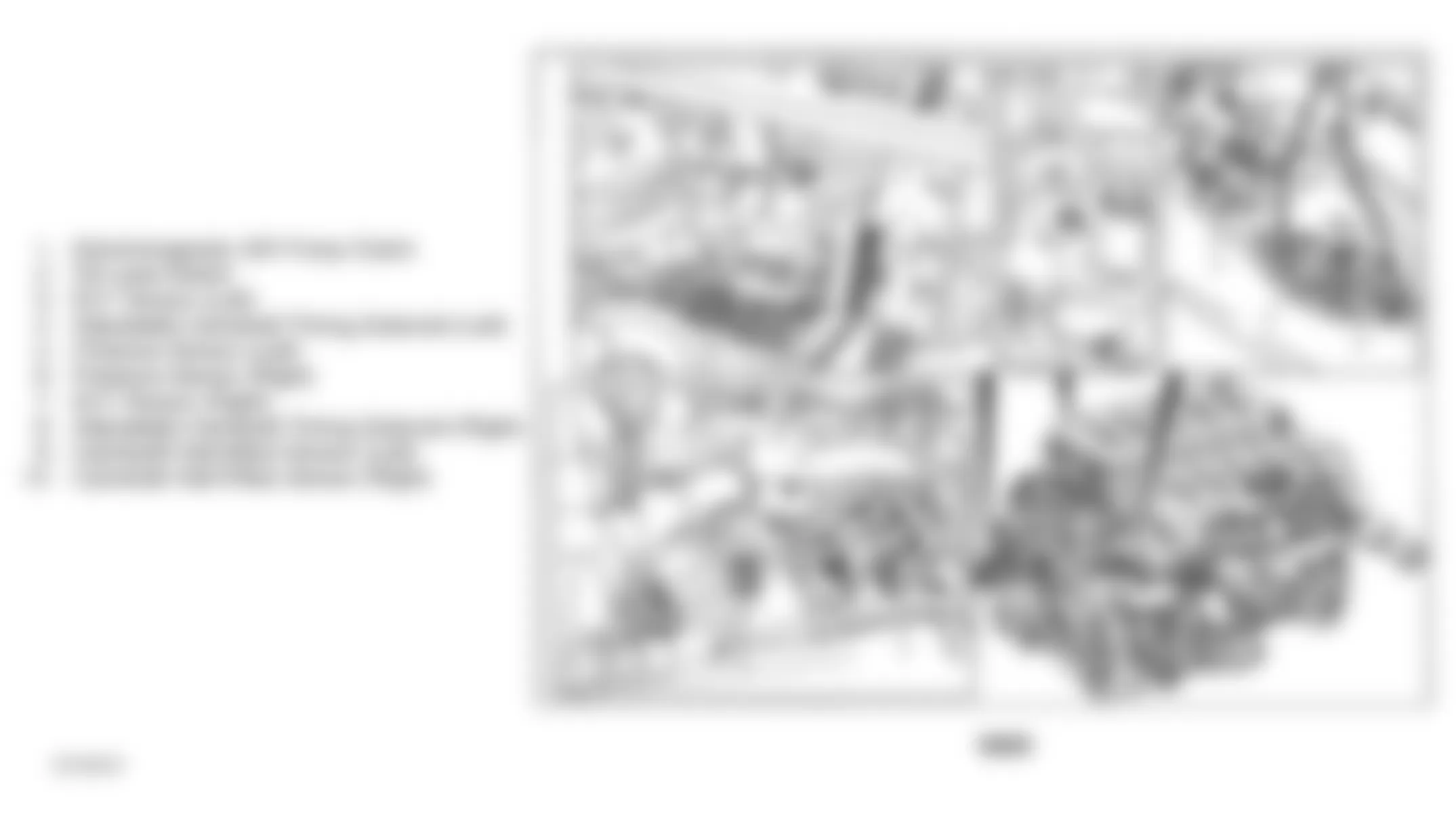 Mercedes-Benz S320 1997 - Component Locations -  Engine (S600)