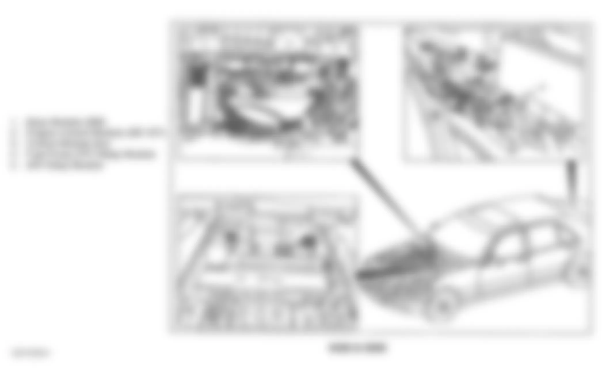 Mercedes-Benz S600 1997 - Component Locations -  Vehicle Overview (S420 & S500)