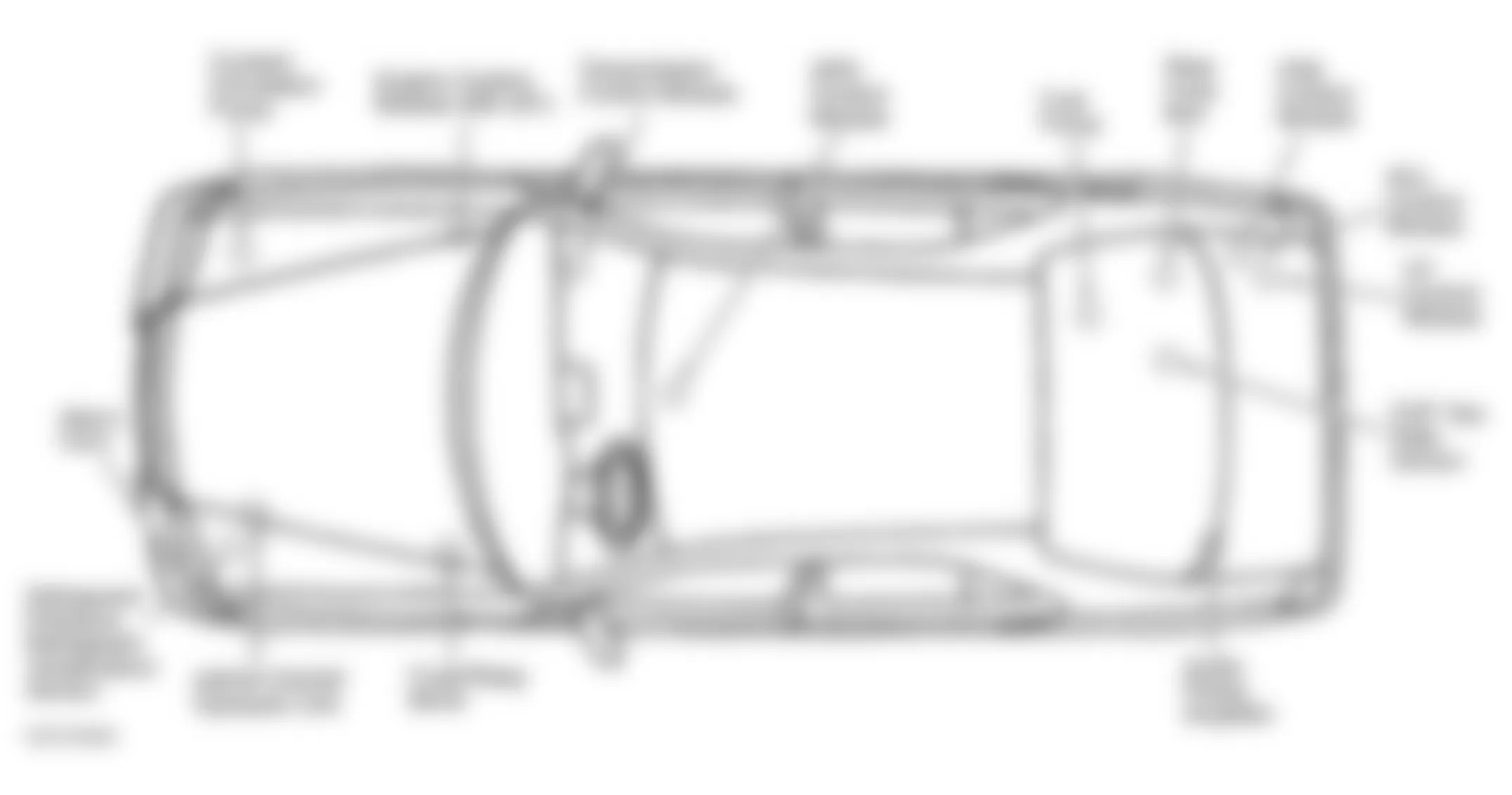 Mercedes-Benz C43 1998 - Component Locations -  Vehicle Overview