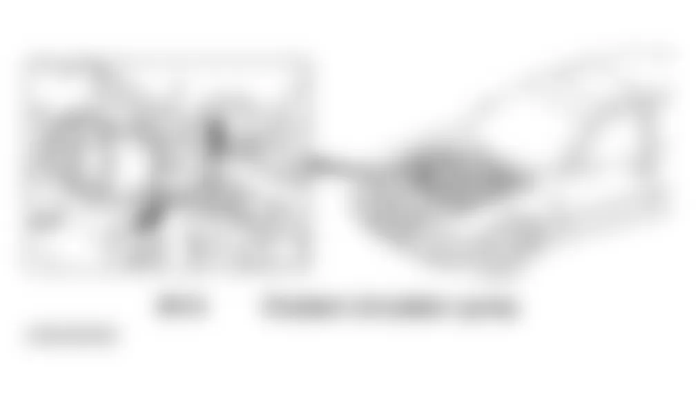 Mercedes-Benz E300 1998 - Component Locations -  Component Locations (39 Of 47)