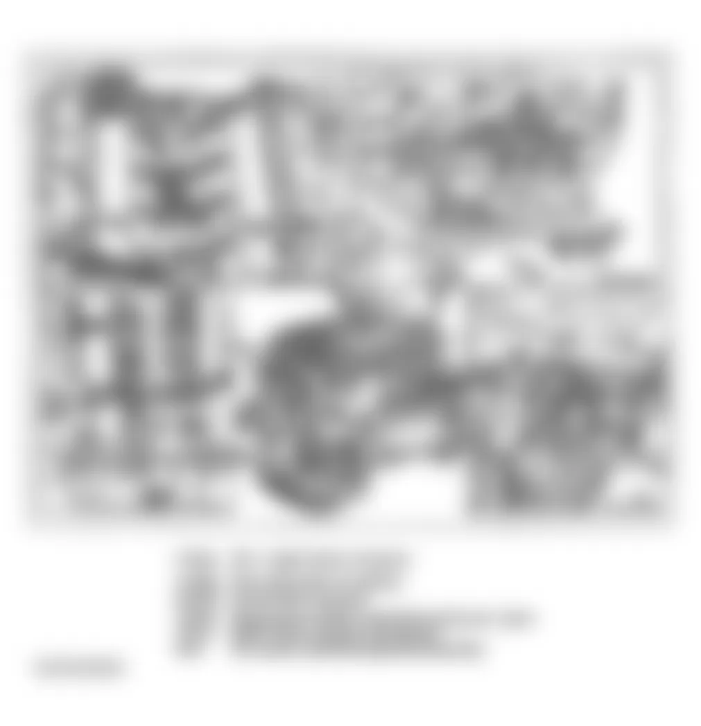 Mercedes-Benz E320 4Matic 1998 - Component Locations -  Component Locations (24 0f 47)