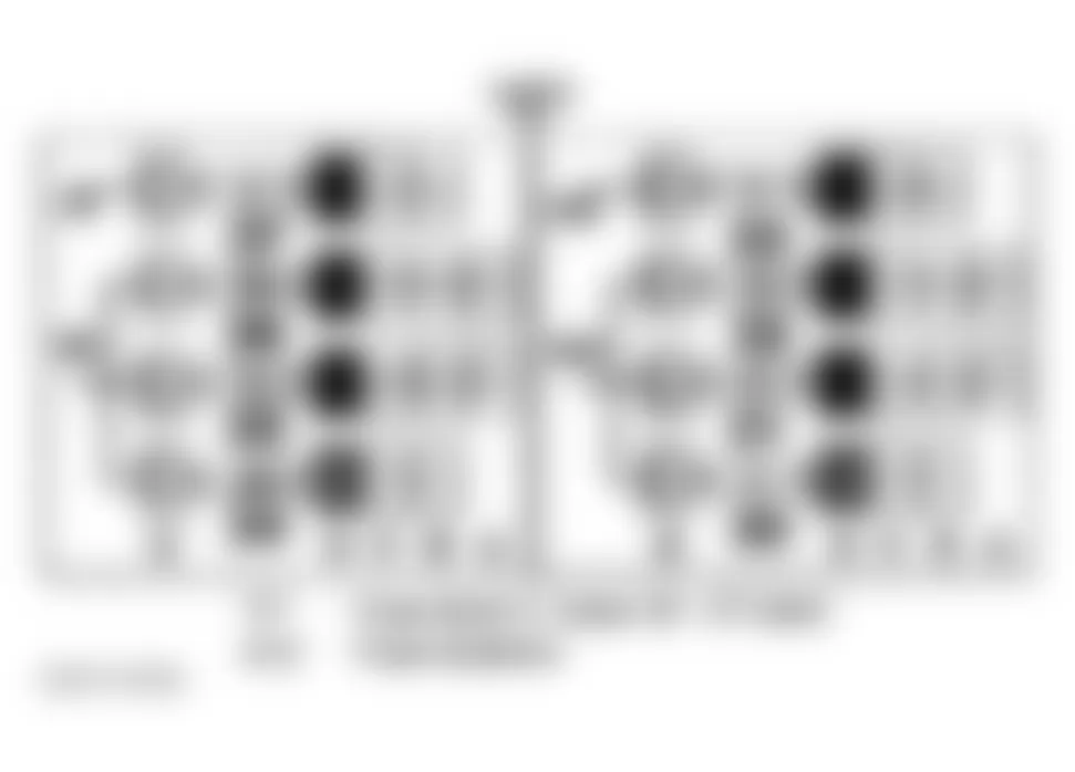 Mercedes-Benz SLK230 1998 - Component Locations -  Locating Fuses On Fuse Block C Of Engine Compartment Fuse & Relay Box F1