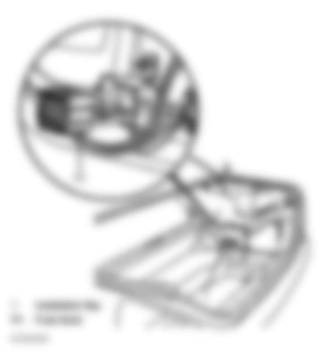 Mercedes-Benz SLK230 1998 - Component Locations -  Locating Trunk Fuse Box F4 (2 Of 2)