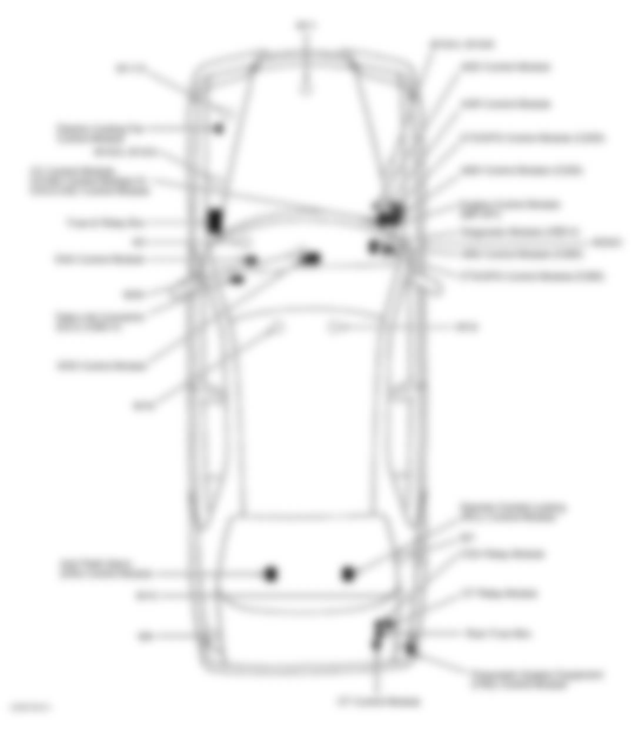 Mercedes-Benz C230 1999 - Component Locations -  Vehicle Overview