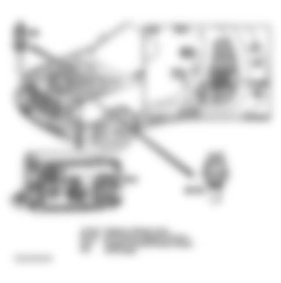 Mercedes-Benz E430 1999 - Component Locations -  Component Locations (17 Of 47)