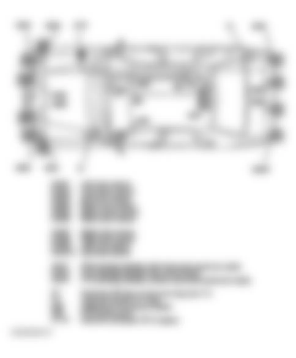 Mercedes-Benz E430 1999 - Component Locations -  Component Locations (21 Of 47)