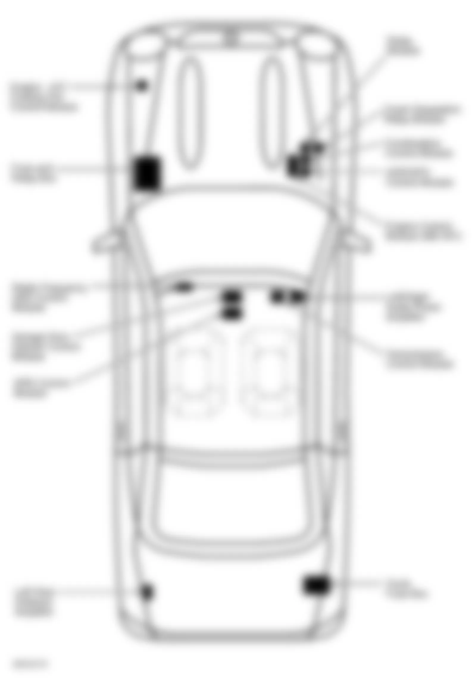 Mercedes-Benz SLK230 1999 - Component Locations -  Locating Trunk Fuse Box F4 (1 Of 2)