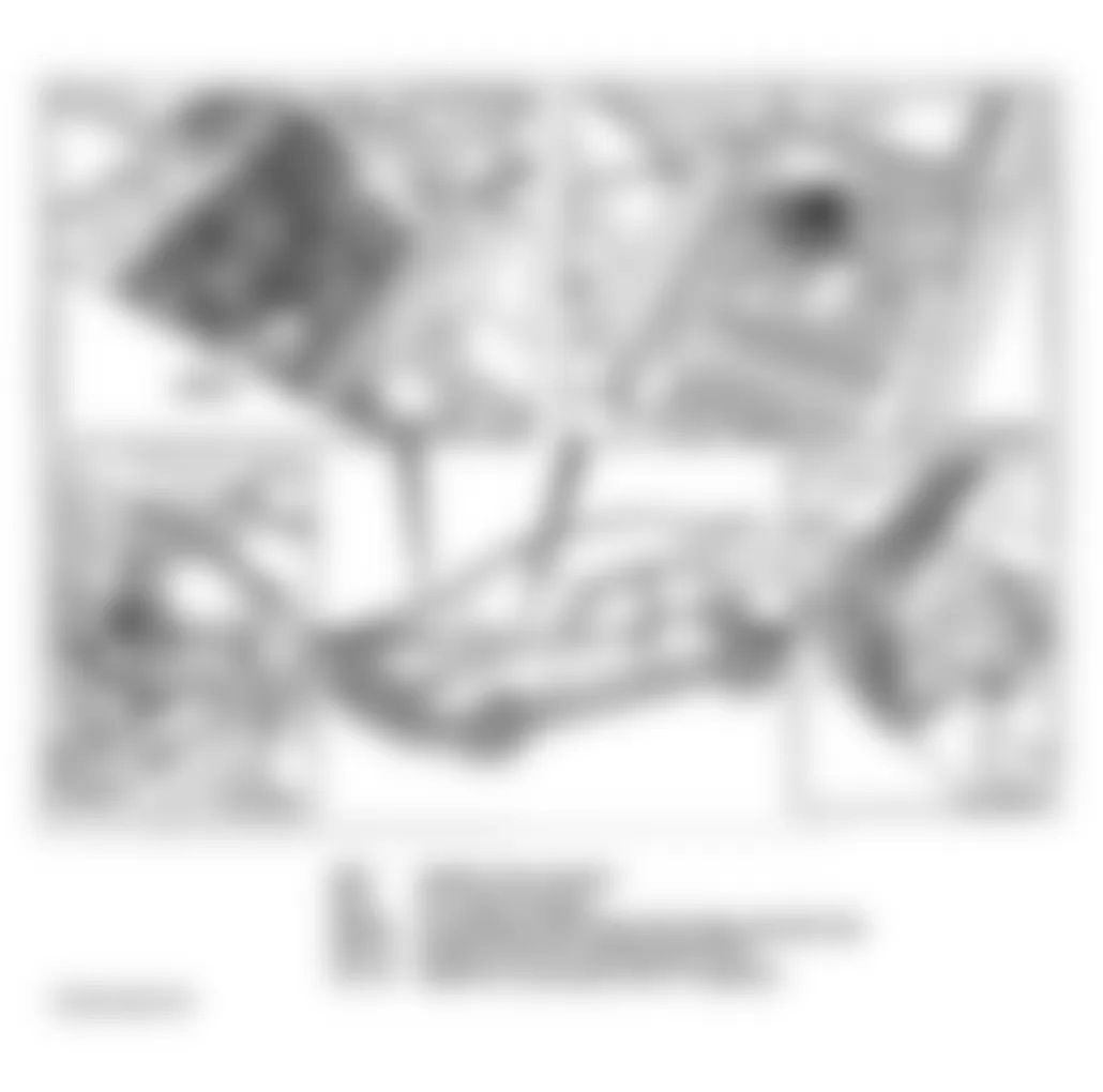 Mercedes-Benz E430 2000 - Component Locations -  Component Locations (13 0f 47)