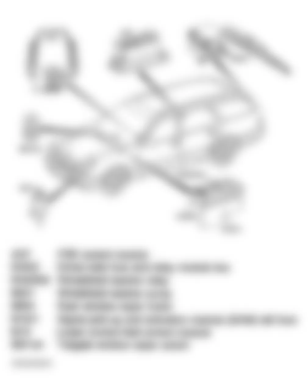 Mercedes-Benz E430 2000 - Component Locations -  Component Locations (16 Of 47)