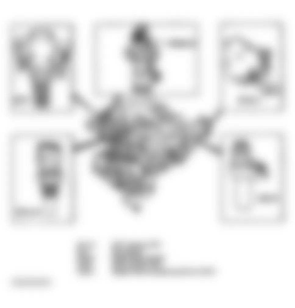 Mercedes-Benz E430 2000 - Component Locations -  Component Locations (25 Of 47)