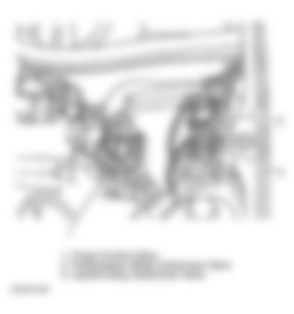 Mercedes-Benz E430 2000 - Component Locations -  Component Locations (41 Of 47)