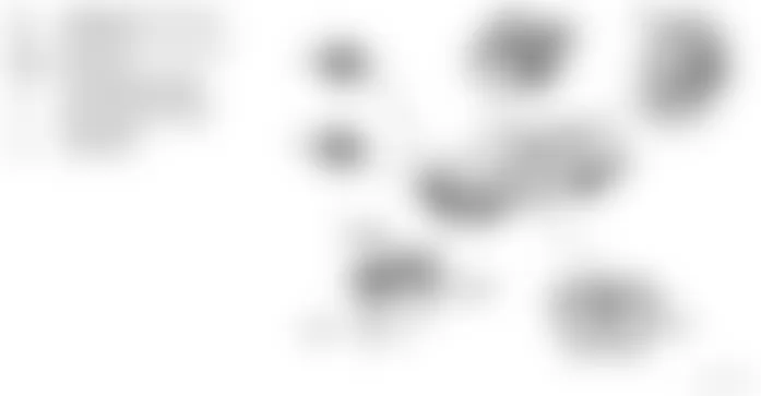 Mercedes-Benz E430 2000 - Component Locations -  Identifying Fanfare Horns Components Location