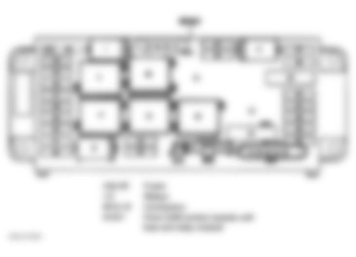 Mercedes-Benz C240 2001 – 2001 2004 ELECTRICAL Fuses Circuit Breakers