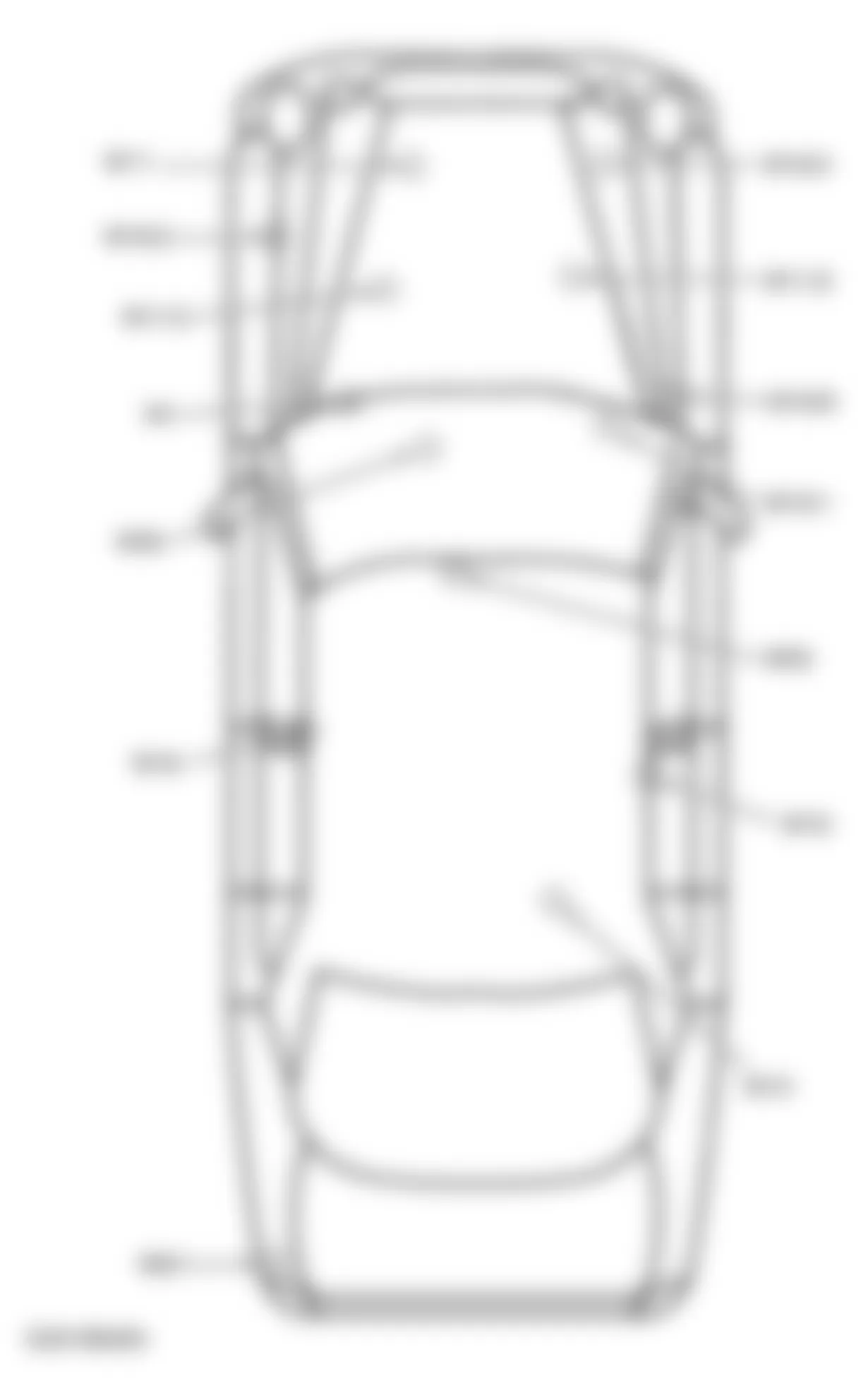 Mercedes-Benz E55 2001 - Component Locations -  Vehicle Overview
