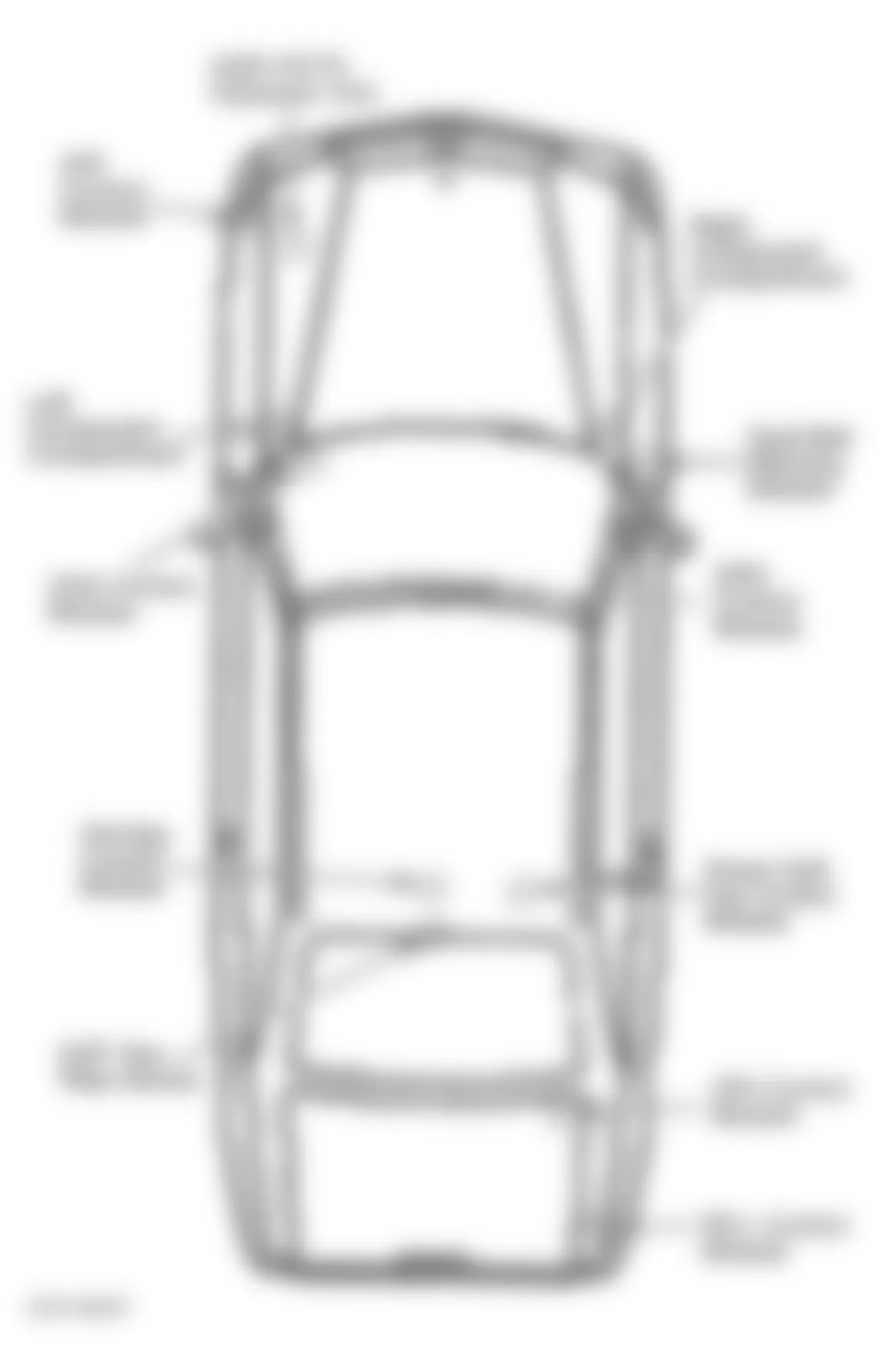 Mercedes-Benz SL500 2001 - Component Locations -  Vehicle Overview