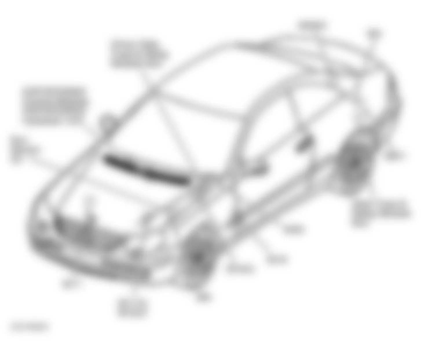 Mercedes-Benz CLK55 2002 - Component Locations -  Vehicle Overview, Left Side