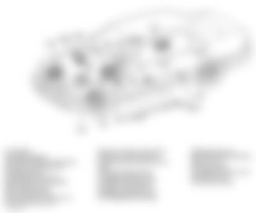 Mercedes-Benz E320 2002 - Component Locations -  Electronic Stability Components