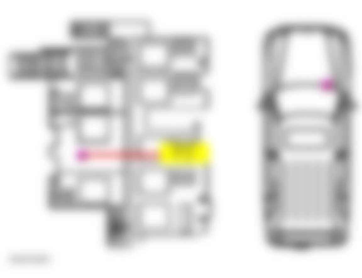 Mercedes-Benz ML320 2003 - Component Locations -  Locating Fuse & Module Box F2