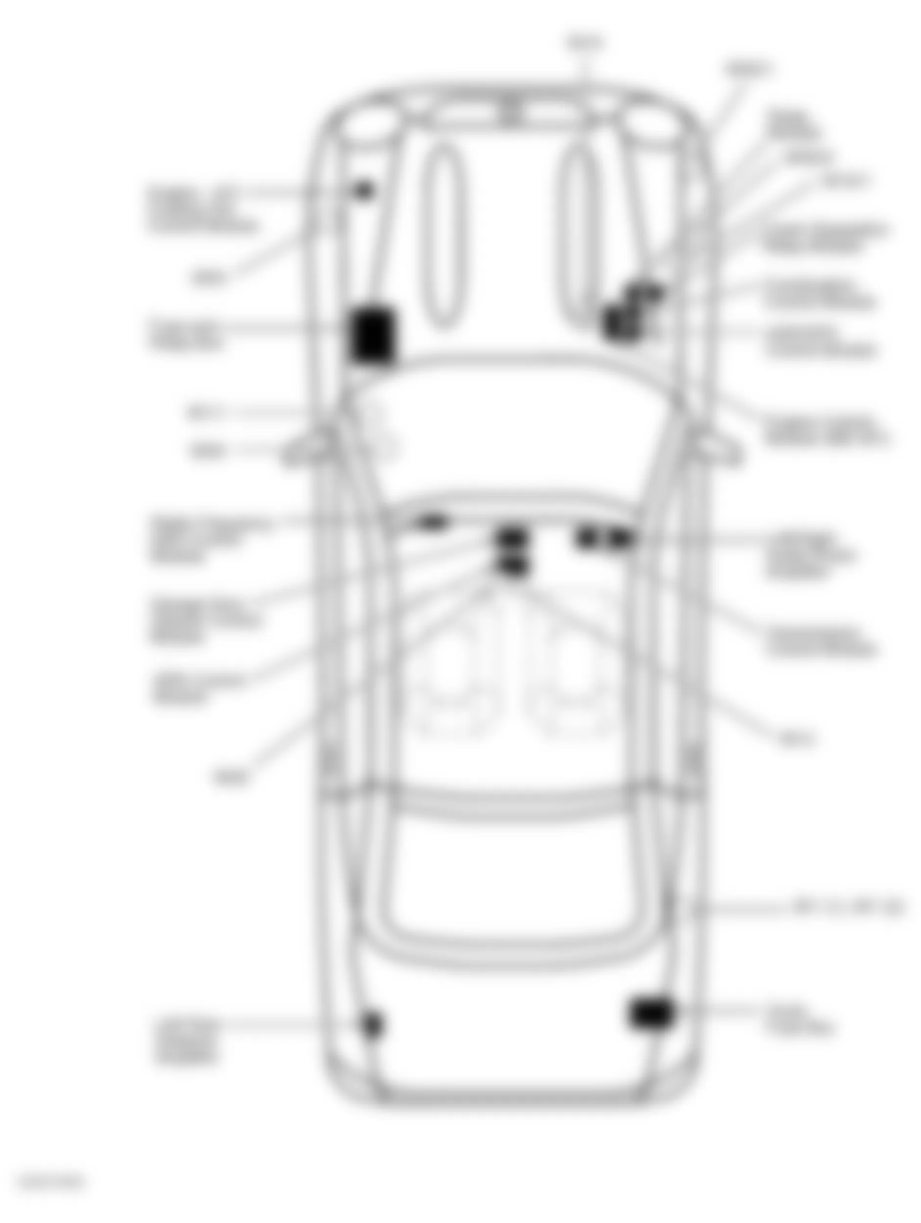 Mercedes-Benz SLK32 2003 - Component Locations -  Vehicle Overview