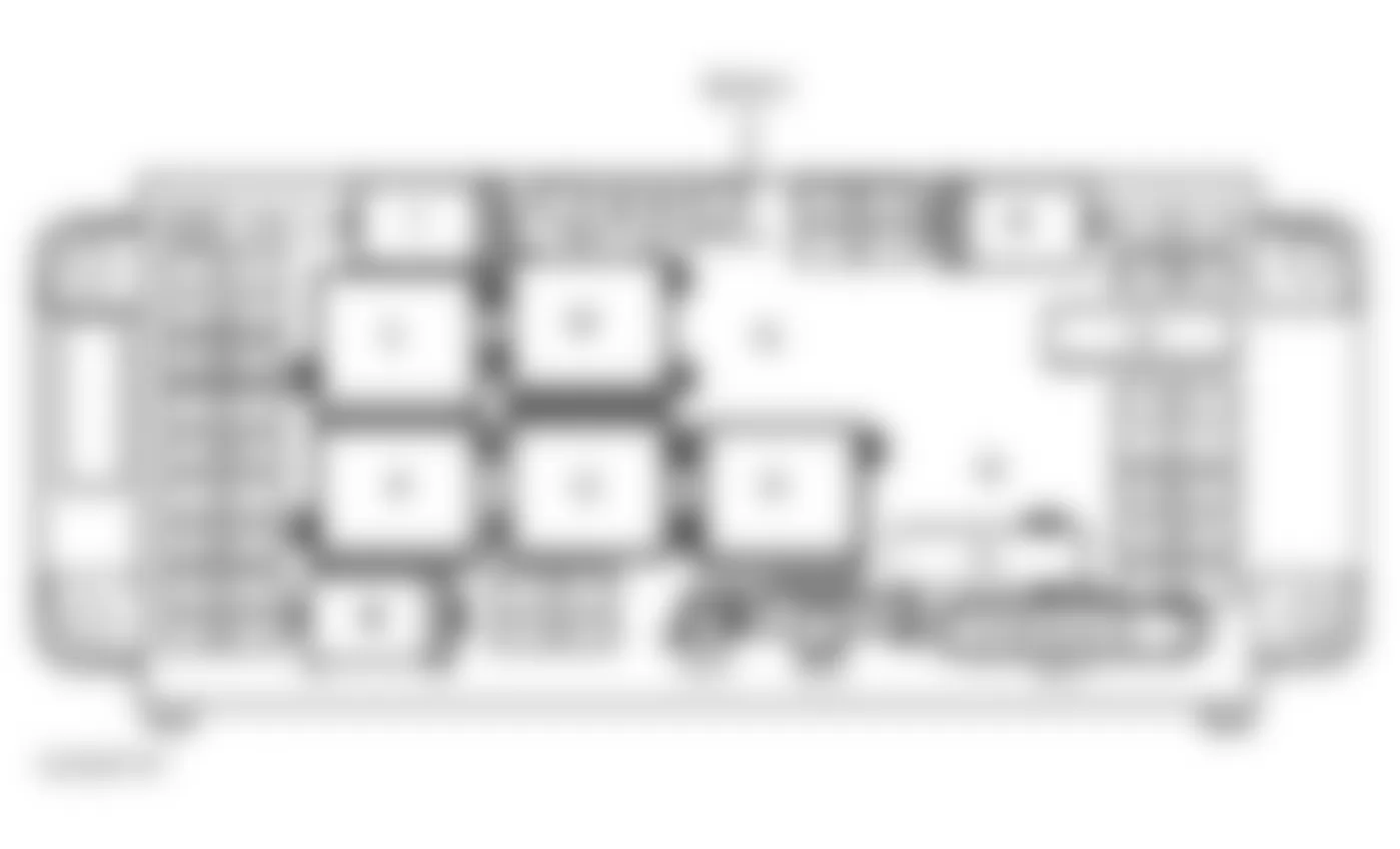 Mercedes-Benz CLK320 2004 - Component Locations -  Identifying Front SAM Control Module Fuses & Relays