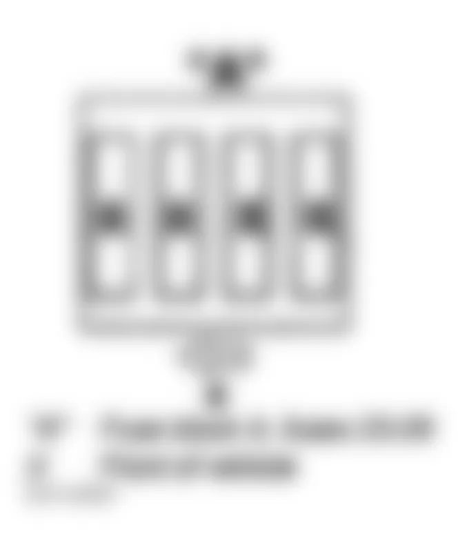 Mercedes-Benz SLK32 2004 - Component Locations -  Locating Fuses On Fuse Block A Of Trunk Fuse Box F4