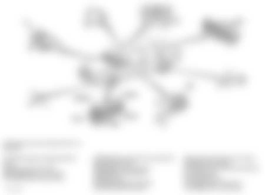 Mercedes-Benz S600 2005 - Component Locations -  Windshield Wiper Components