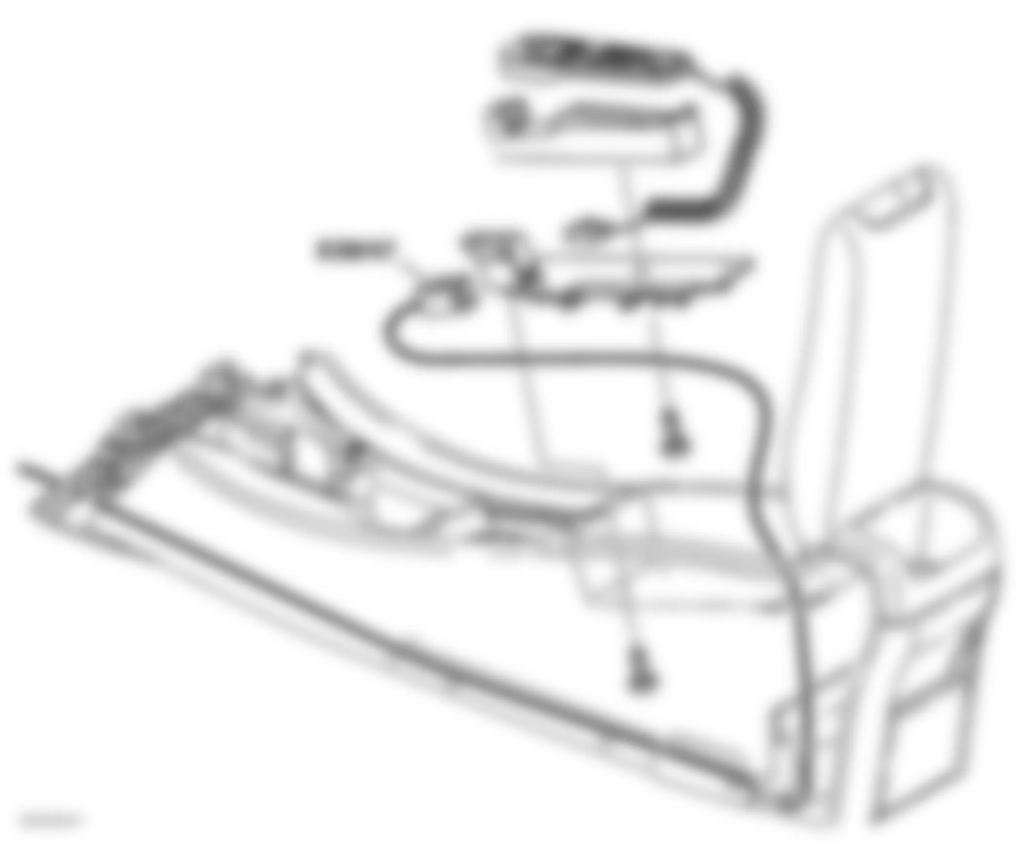 Mercedes-Benz C350 2006 - Component Locations -  Under Center Console