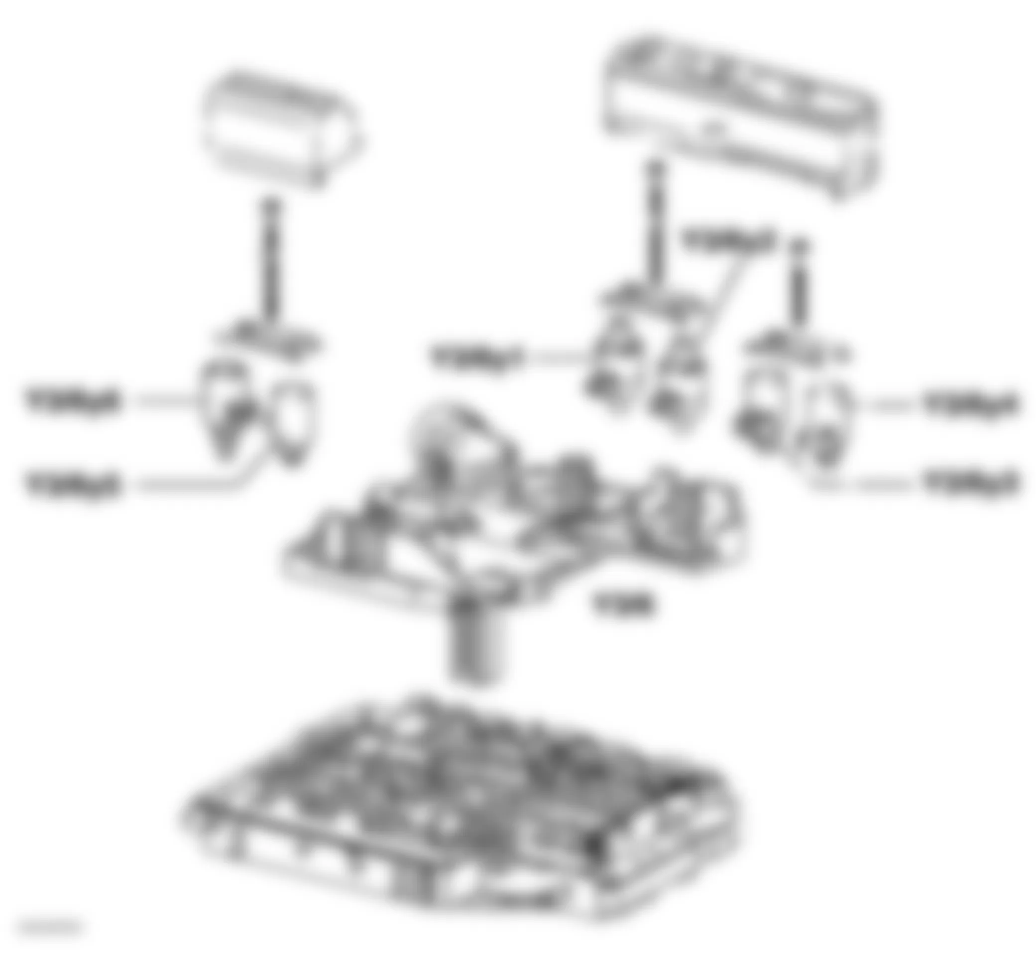 Mercedes-Benz CLK350 2006 - Component Locations -  Right Front Of Transmission Housing