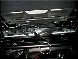 Mercedes-Benz G500 2006 - Component Locations -  Under Drivers Seat