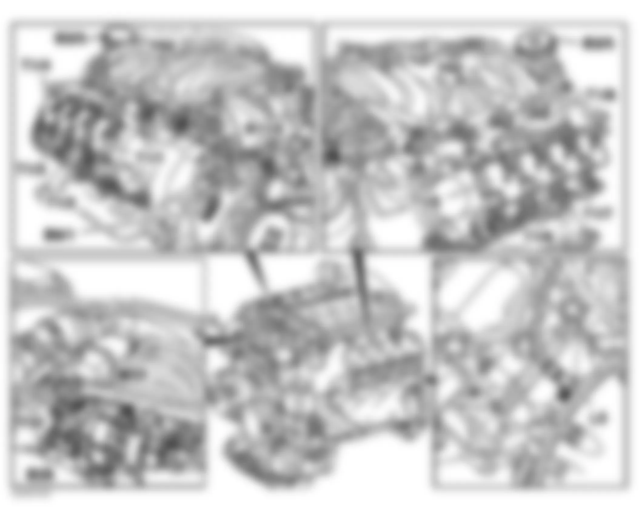 Mercedes-Benz ML500 2006 - Component Locations -  Engine (V8)