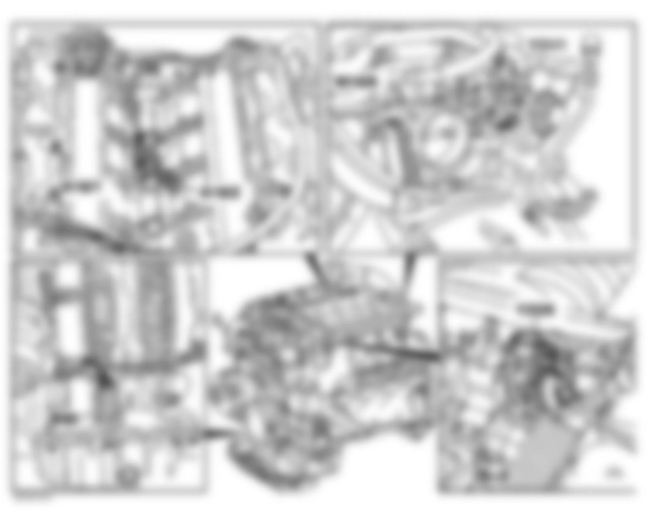 Mercedes-Benz ML500 2006 - Component Locations -  Engine (V8)
