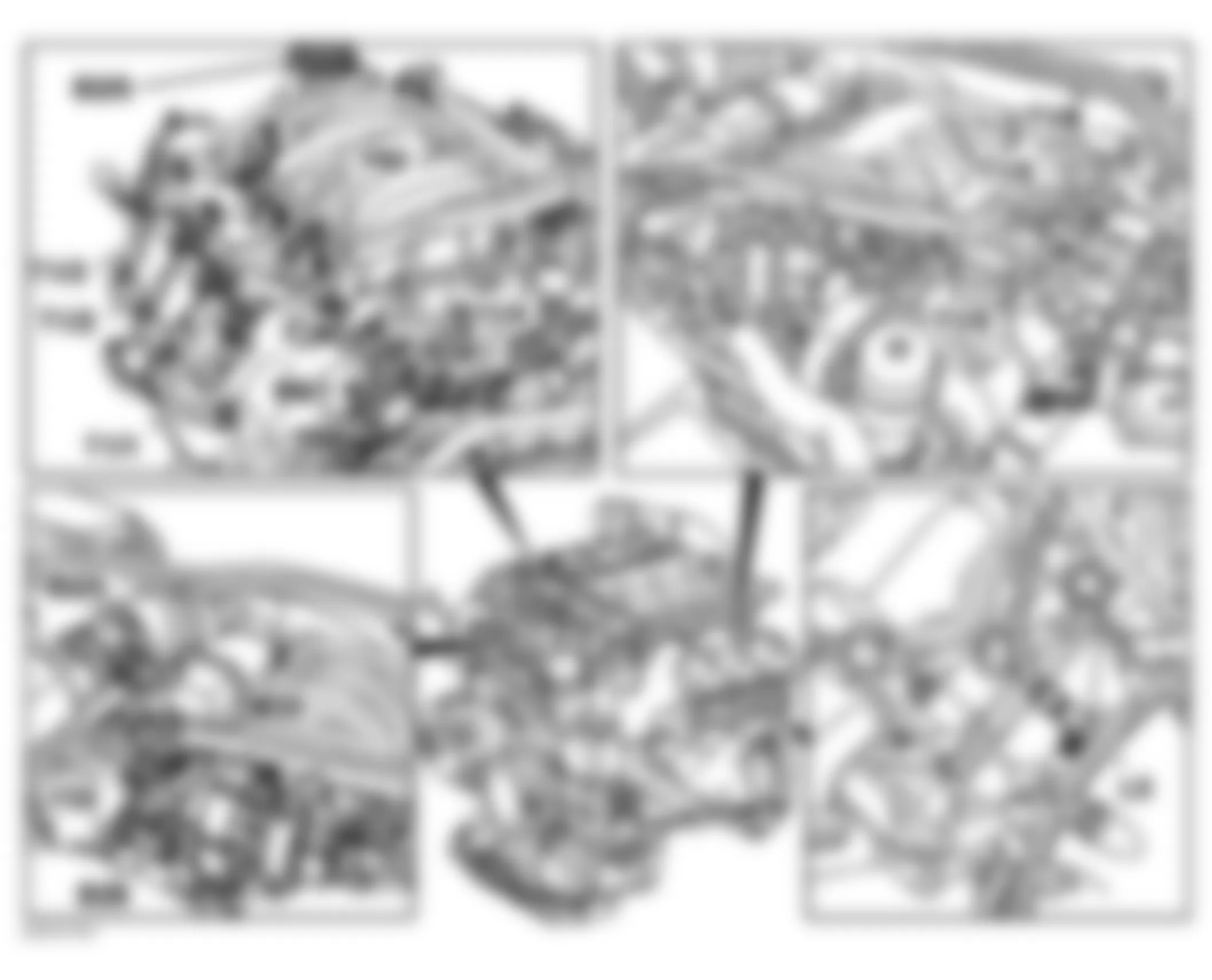 Mercedes-Benz S500 2006 - Component Locations -  Engine Components (1 Of 2) (Engine 112)