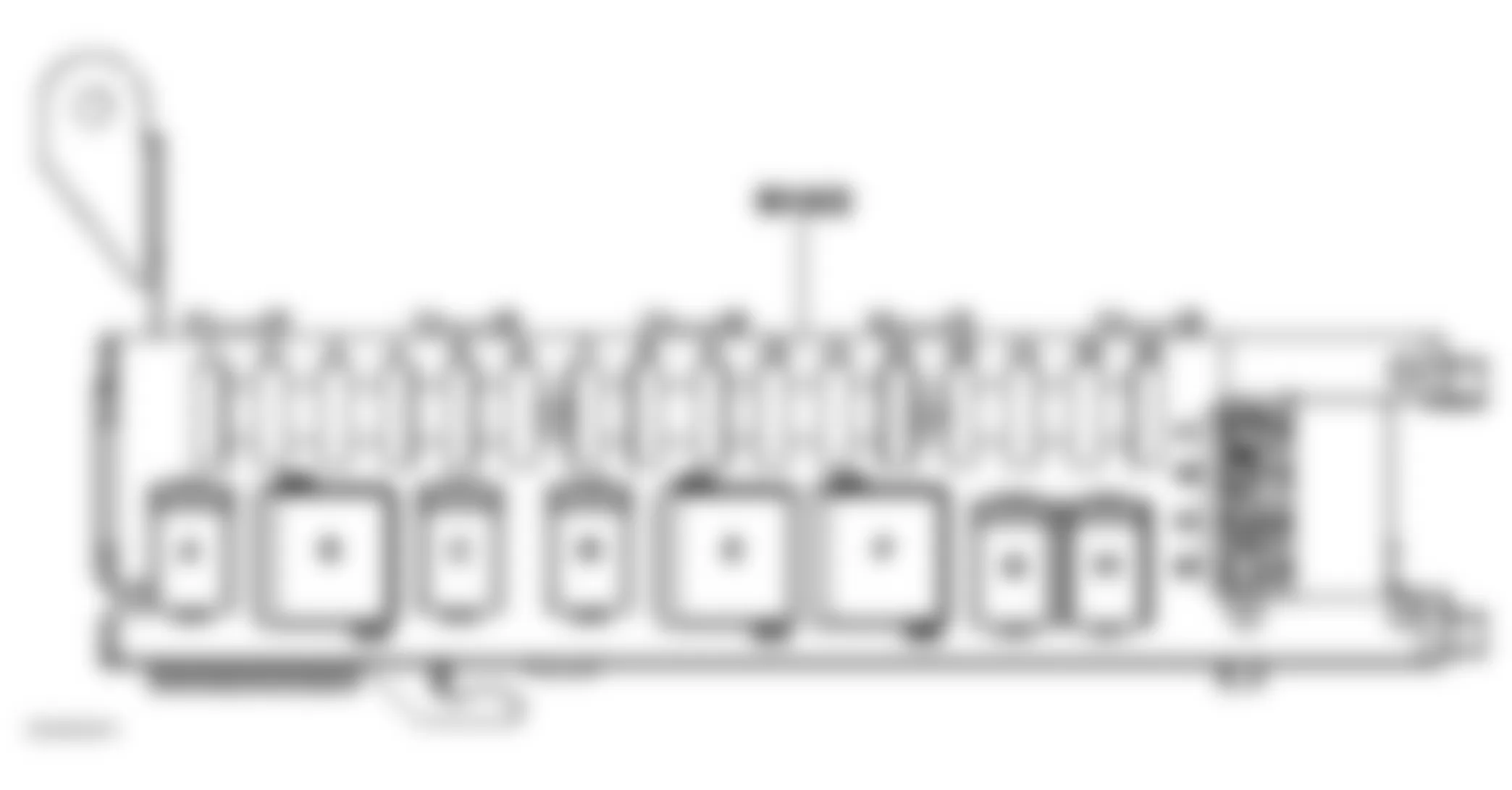 Mercedes-Benz C350 4Matic 2007 - Component Locations - SAM Control Unit W/Fuse & Relay Module (Rear)