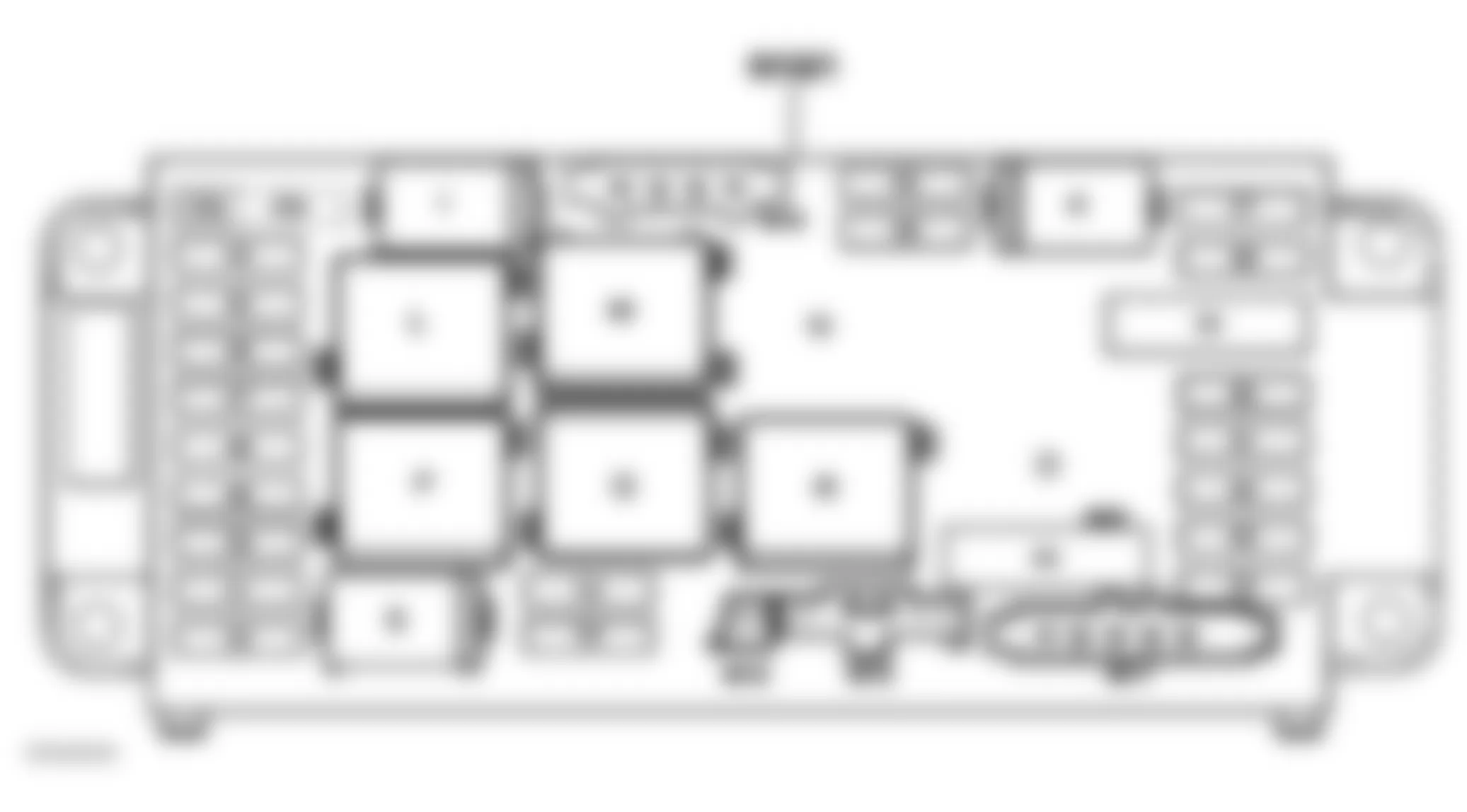 Mercedes-Benz C350 4Matic 2007 - Component Locations - SAM Control Unit W/Fuse & Relay Module (Front)