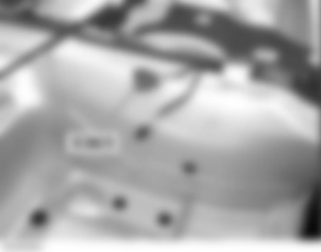 Mercedes-Benz C350 4Matic 2007 - Component Locations - Under Left Rear Seat