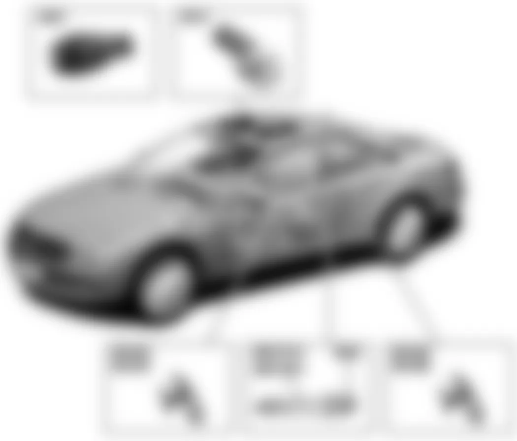 Mercedes-Benz CL550 2007 - Component Locations - Vehicle Overview