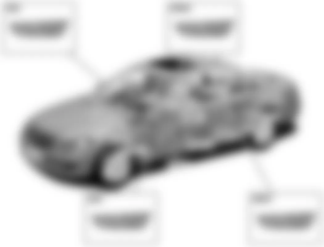 Mercedes-Benz CL600 2007 - Component Locations - Vehicle Overview