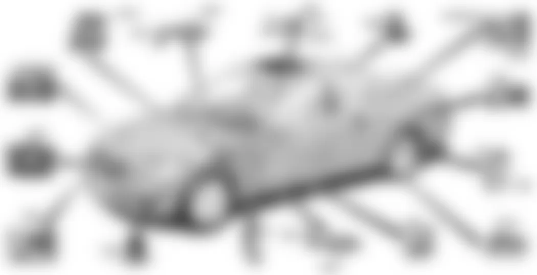 Mercedes-Benz CL600 2007 - Component Locations - Vehicle Overview